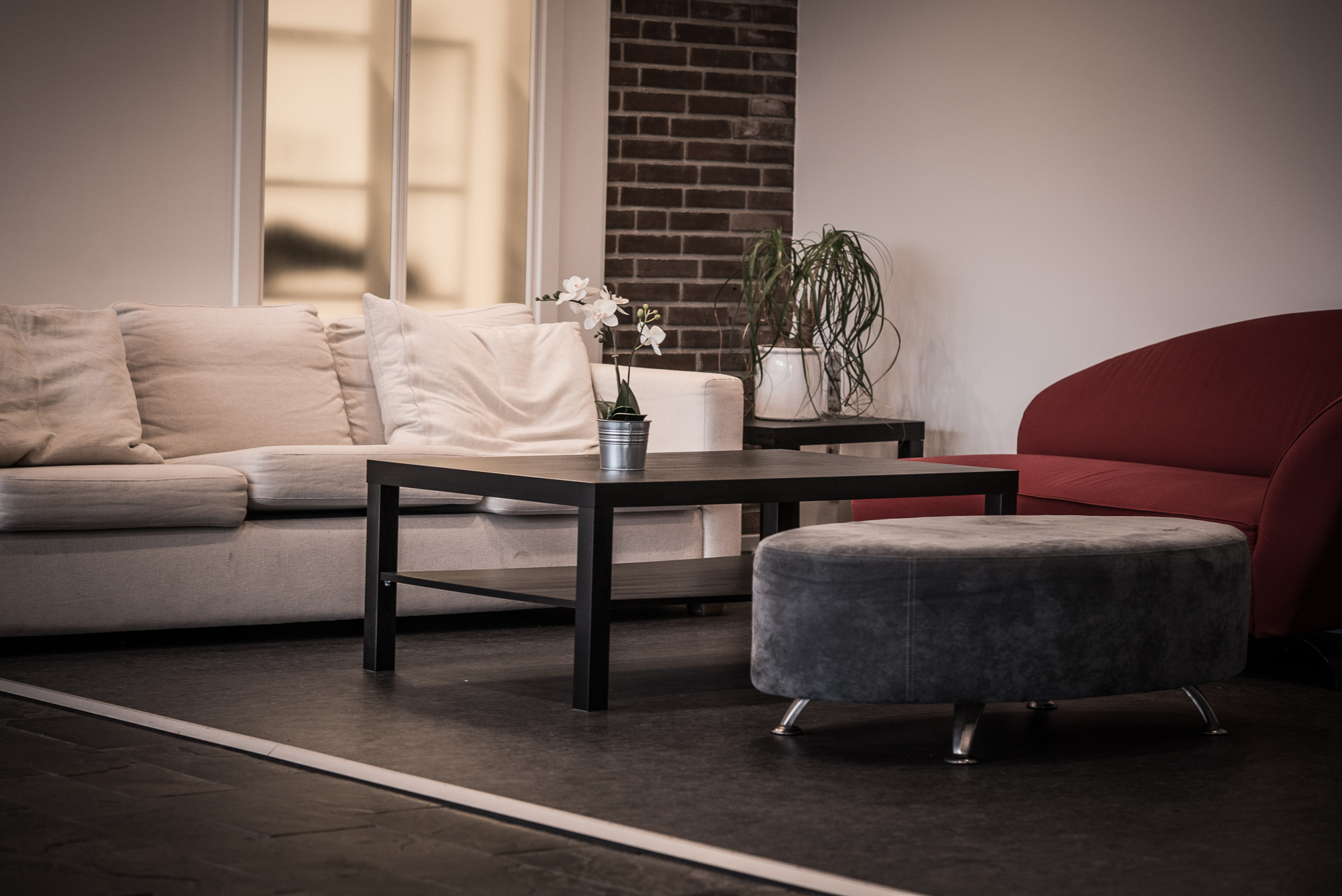 Fælles loungeområde hos Office1